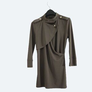 COPY - Ann Taylor fluid wrap utility style tunic size S